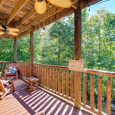 Secluded And Wooded Wears Valley Cabin With Fire Pit! Sevierville Eksteriør billede